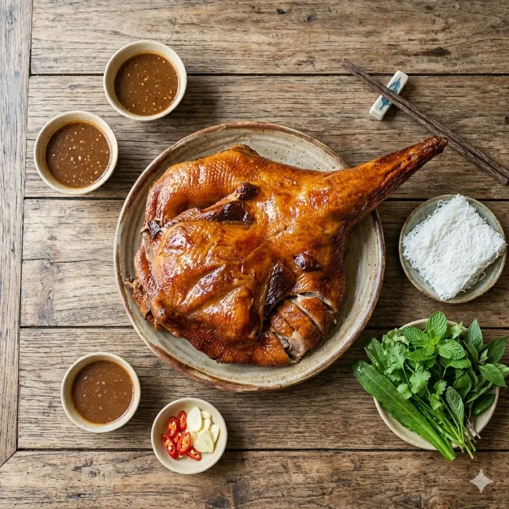 Hình ảnh Nửa con vịt tỳ bà rút xương