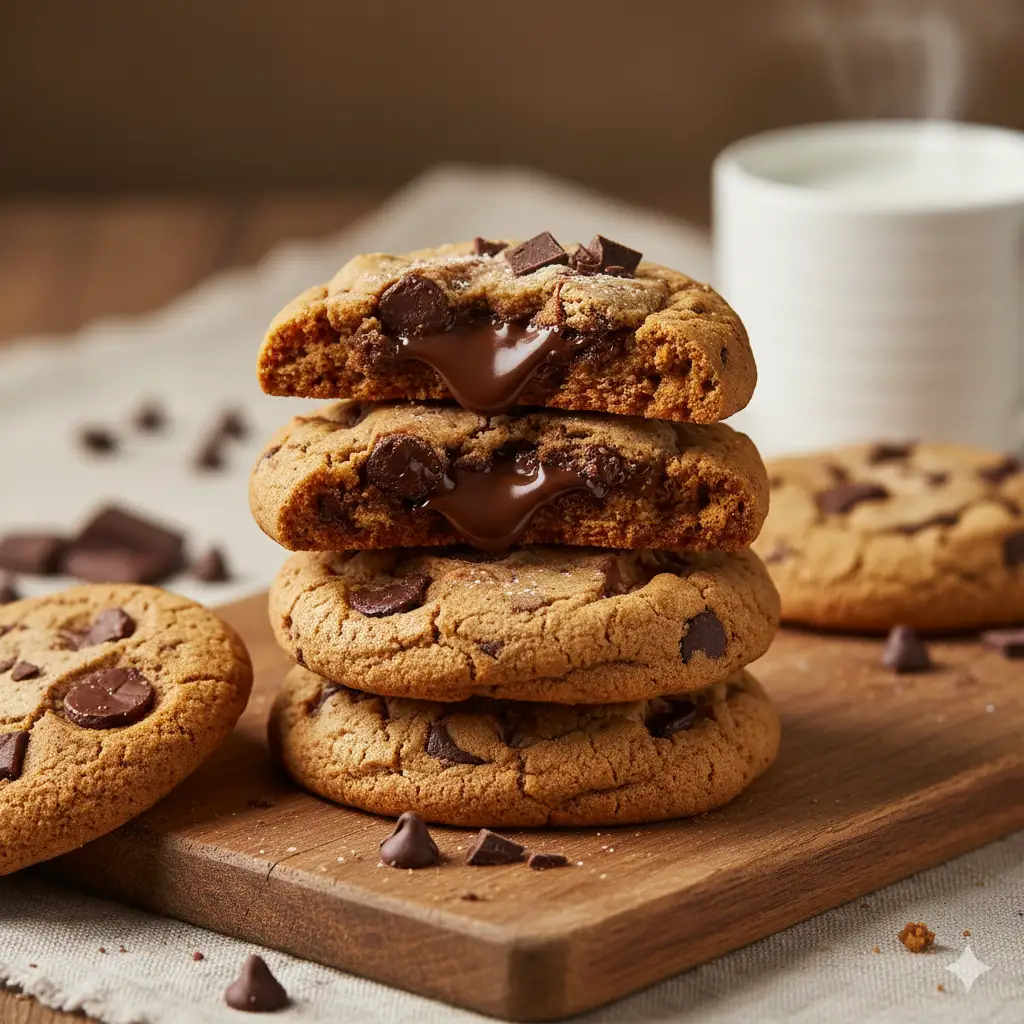 Hình ảnh Bánh cookie yến mạch chocolate