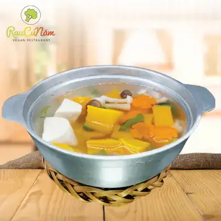 Canh bí đỏ - 43.000 ₫ tại Chay Rau Củ Nấm Vegan - Chợ Bà Chiểu