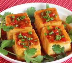 Hình ảnh Cơm đậu hủ dồn sốt cà chua