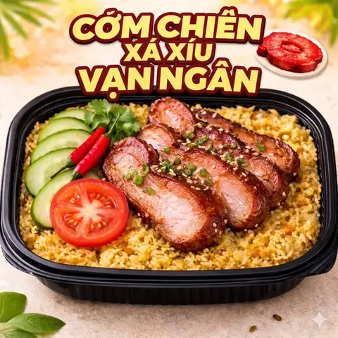 Hình ảnh Cơm Chiên Xá Xíu Vạn Ngân - Tú Mỡ