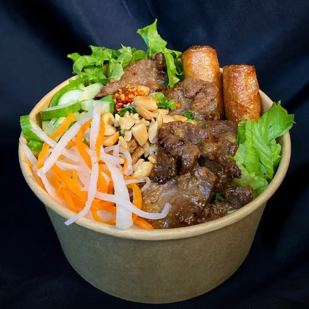 Bún thịt chả giò - 55.000 ₫ tại Cô Mai - Bún Thịt Nướng & Cơm Gà - Tôn Đản
