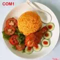 Đùi gà chiên - Cơm chiên - 42.000 ₫ tại Nguyễn Gia - Cơm Gà Xối Mỡ & Trà Sữa - Bông Sao