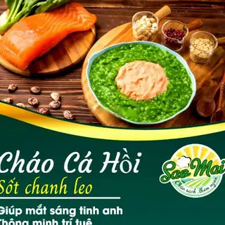 Hình ảnh Combo Cháo Cá Hồi Sốt Chanh Leo - Đậu Gà + Cháo Chim Câu Hầm Táo Đỏ - Nấm Đông Cô