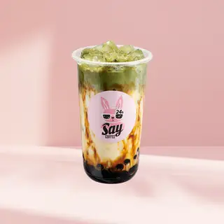 Sữa tươi matcha trân châu đường đen - 54.000 ₫ tại Say Coffee 24H - Nguyễn Huệ