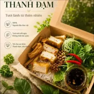 Bún thịt luộc - đậu hũ - sườn chay chiên - 65.000 ₫ tại Mr. Bún - Bún Nước Tương & Mắm Nêm Miền Trung - Xô Viết Nghệ Tĩnh