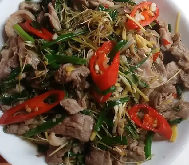 Hình ảnh Ngan xào sả ớt