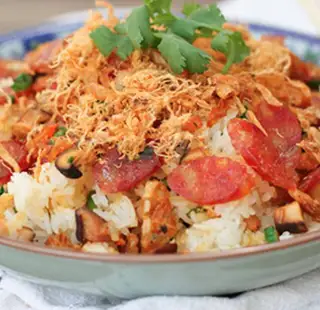 Hình ảnh Xôi mặn lá chuối 
