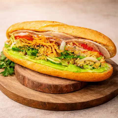 Hình ảnh Bánh Mì Lụa Xíu - Bơ Cốm & Pate Xào - Kênh Tân Hoá