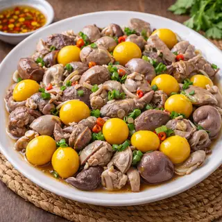 Hình ảnh Lòng mề gan trứng non