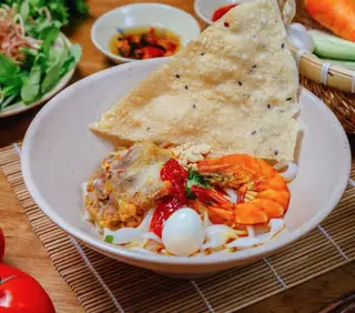 Mì quảng - 60.000 ₫ tại Bún Mắm Nêm Cô Nổ - Trần Hưng Đạo