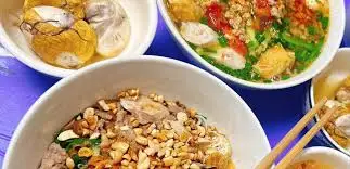Hình ảnh Bún trộn đậu bò giò