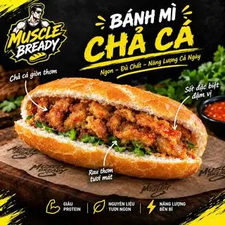Hình ảnh Bánh mì chả cá