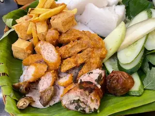 Bún đậu dồi sụn - 55.000 ₫ tại Anh Bốn - Bún Đậu Mắm Tôm & Gà Tiềm Thuốc Bắc - Nguyễn Quang Bích