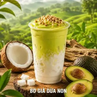 Hình ảnh Bơ già dừa non