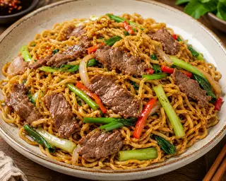 Hình ảnh Mì xào bò