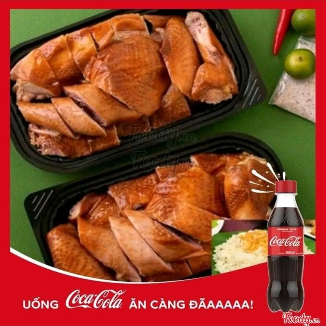 Hình ảnh Gà hun khói 1 con - 1 xôi kèm 1 chai coca