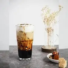 Hình ảnh Cà phê sữa tươi đường đen