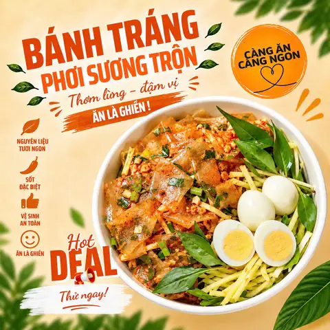 Hình ảnh Bánh Tráng Trộn Chú Ba Duy - Phan Văn Trị