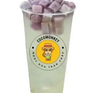 Hình ảnh Nước dừa trân châu khoai môn