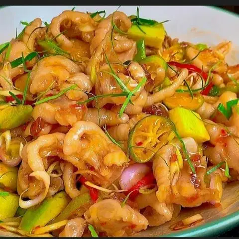 Hình ảnh Vân Food - Chân Gà Sốt Thái, Xoài & Cóc Bao Tử - Cự Lộc