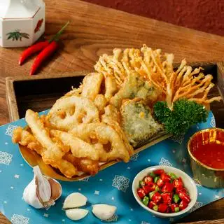 Hình ảnh Nấm rau củ chiên