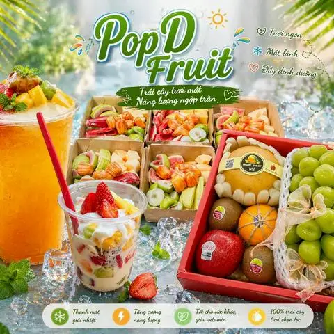 PopD Fruit - Trái Cây Cắt Sẵn & Đồ Ăn Vặt - Dương Bá Trạc - Ăn vặt gần bạn