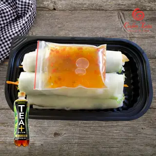 Hình ảnh Combo phở cuốn truyền thống - trà olong