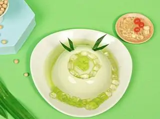 Hình ảnh Tàu hũ thạch lá nếp cốt dừa