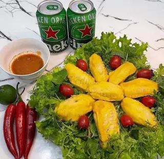Hình ảnh Cánh gà khúc giữa ủ muối hoa tiêu - 500g (thịt mềm phù hợp người già, trẻ em)