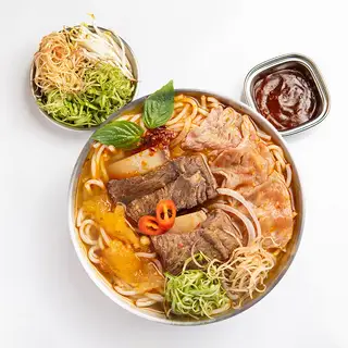 Bún bò sườn sụn bò tái chả nạm - 65.000 ₫ tại Cô Bán Cơm - Bún Riêu, Bún Bò & Bánh Canh - Đường 61-TML