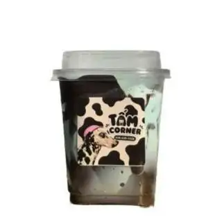 Hình ảnh Sữa tươi bạc hà socola cracking