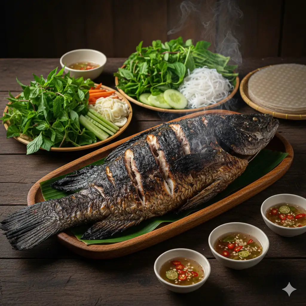 Hình ảnh Cá rô phi nướng 1.5kg