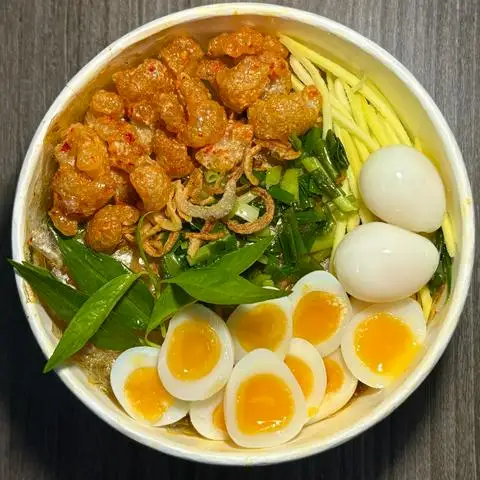 Bánh Tráng Lòng Đào Tóp Mỡ - Bánh Tráng Nè - Chiến Thắng - Ăn vặt gần bạn