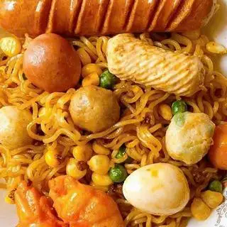 Hình ảnh Mì trộn full topping nhiều mì