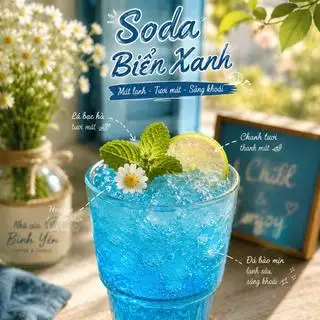 Hình ảnh Soda biển xanh