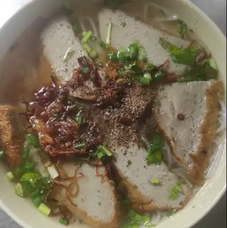 Bún chả cá - bún nhỏ - 38.000 ₫ tại Bánh Canh Chả Cá Nghĩa Quán - Hủ Tiếu & Bún Mọc - Chung Cư Nguyễn Thiện Thuật