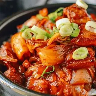 Hình ảnh Cơm kim chi xào ba chỉ đặc biệt