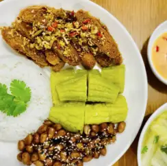 Cơm sườn chay chiên giòn - 25.000 ₫ tại Quán Cơm Chay Diệu Hạnh - Tỉnh Lộ 10