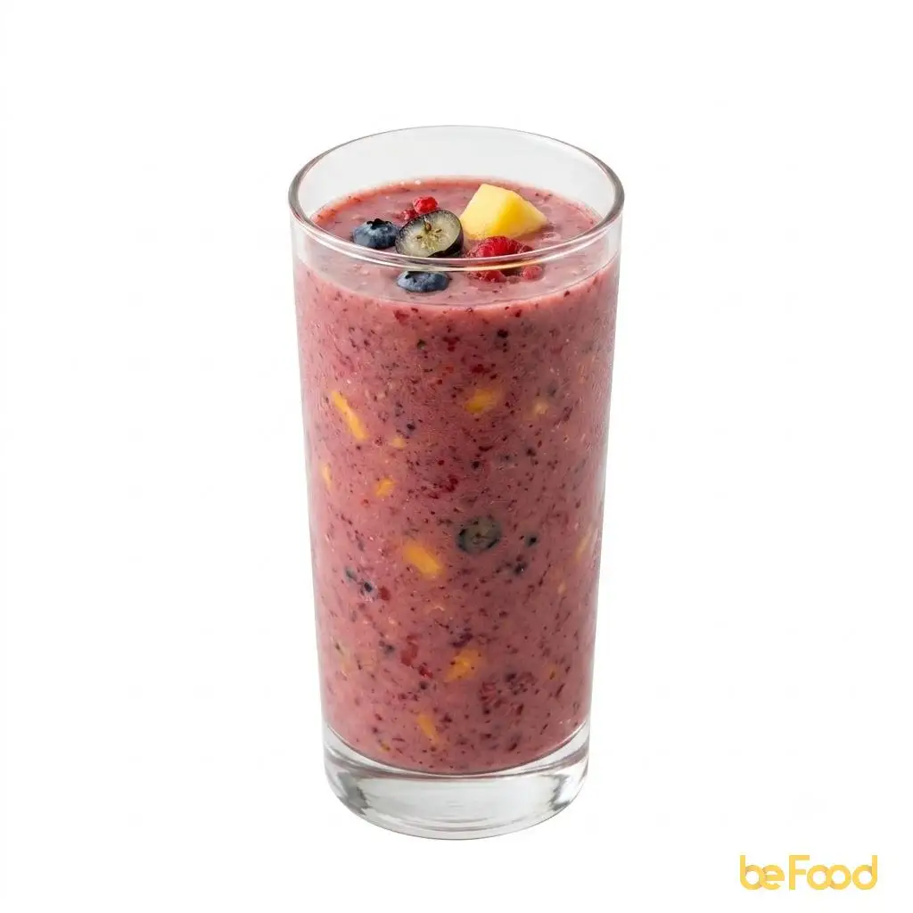 Hình ảnh Sinh tố dâu - quýt - nhãn