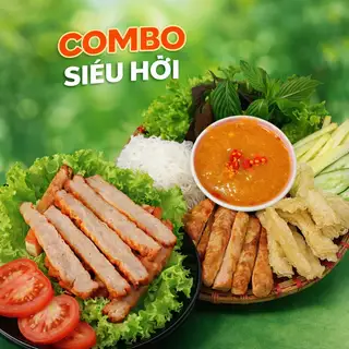 Combo Nem nướng + 6 cây nem - 87.000 ₫ tại Nem Nướng Bà Duyên - Món Ngon & Ẩm Thực Miền Trung - Võ Văn Tần