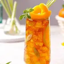 Trà đào mơ - 40.000 ₫ tại  WellBrew Coffee & Tea - Nguyễn Hữu Cảnh