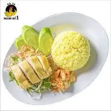 Cơm gà ta chặt - nhỏ - 60.000 ₫ tại Cơm Gà Ta Ngũ Sắc & Lẩu Gà Ta 24h - Bảy Hiền