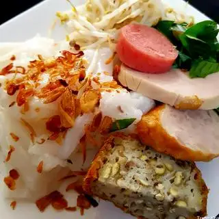 Bánh ướt đầy đủ - 45.000 ₫ tại Bánh Cuốn Hà Nội - Trần Khắc Chân