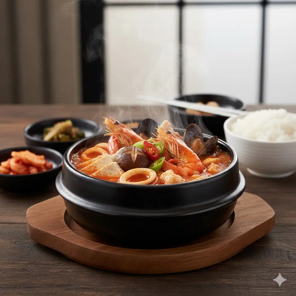 Canh hải sản đậu hũ non - 250.000 ₫ tại 막둥이네haoxiang - Đường Số 2