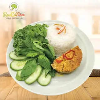 Cơm mắm chưng chay - 53.000 ₫ tại Chay Rau Củ Nấm Vegan - Chợ Bà Chiểu