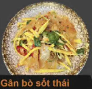Gân bò sốt Thái - 119.000 ₫ tại Lẩu Bò Khu Nhà Cháy - Lê Quốc Hưng