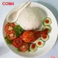 Đùi gà chiên - Cơm trắng  - 42.000 ₫ tại Nguyễn Gia - Cơm Gà Xối Mỡ & Trà Sữa - Bông Sao