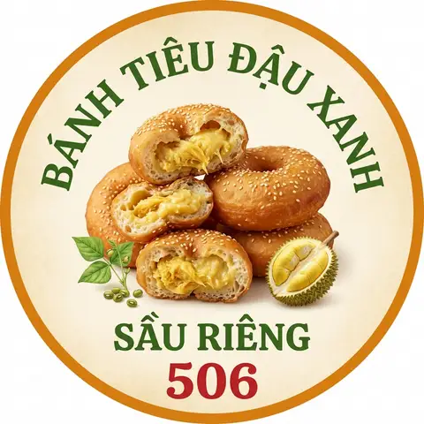 Hình ảnh Bánh Tiêu Đậu Xanh Sầu Riêng 506 - Lạc Long Quân