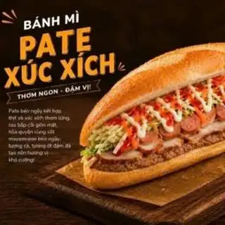 Hình ảnh Bánh mì pate xúc xích